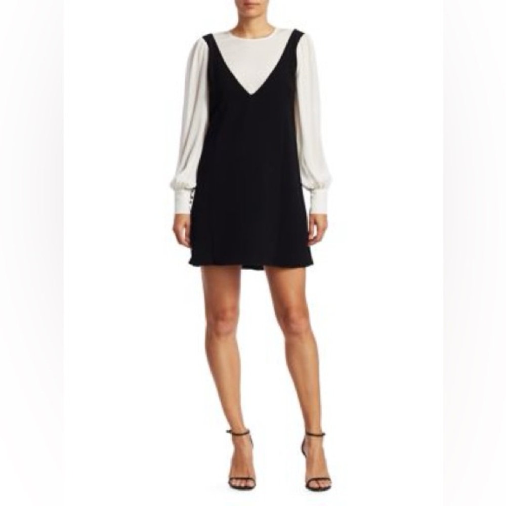 CINQ À SEPT Mercer Bi-Layer Dress sz 2